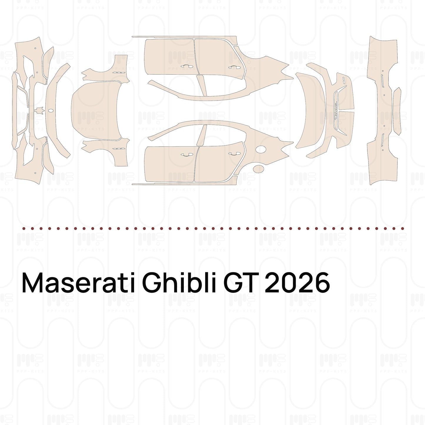 PPF precortado Maserati Ghibli GT 2026
