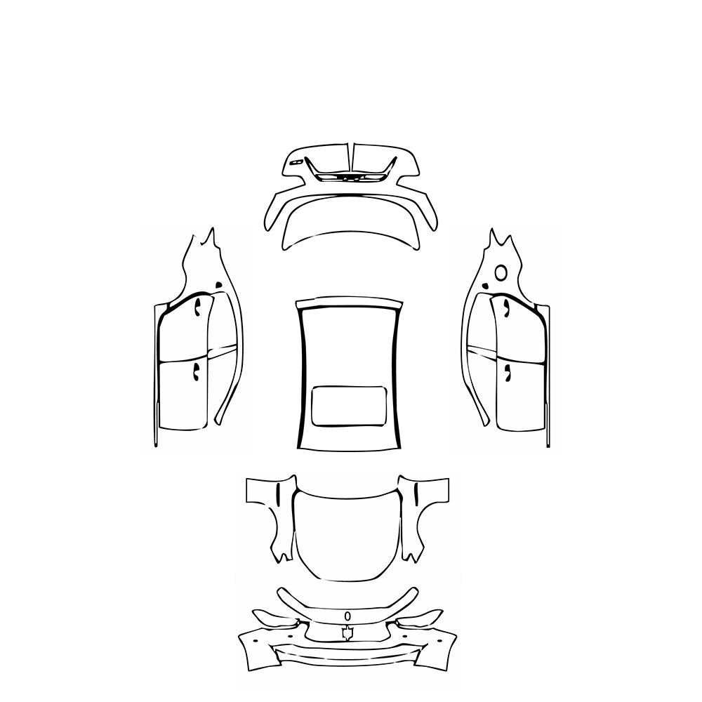 Pre-Cut PPF Maserati Ghibli Ghibli S Base 2019 - PPF-Kits