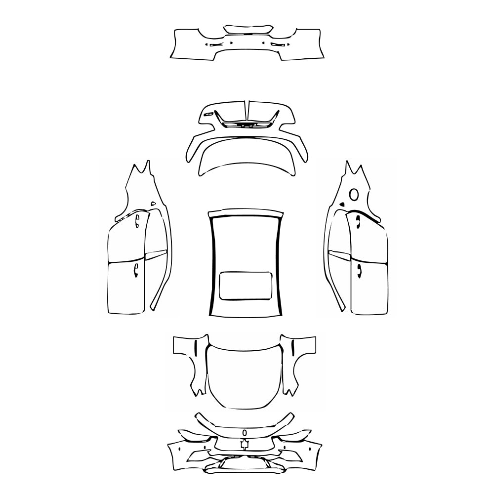 Pre-Cut PPF Maserati Ghibli Ghibli S GranSport 2018 - PPF-Kits