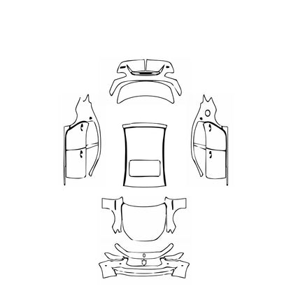 Pre-Cut PPF Maserati Ghibli Ghibli S Q4 Base 2018 - PPF-Kits