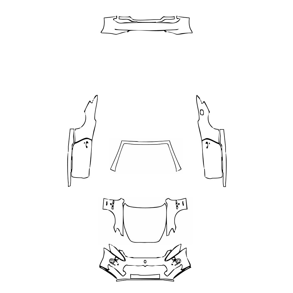 Pre-Cut PPF Maserati GranCabrio Base 2012 - PPF-Kits