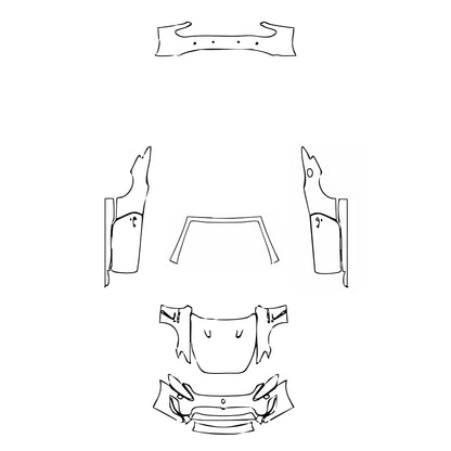 Pre-Cut PPF Maserati GranCabrio MC 2013 - PPF-Kits