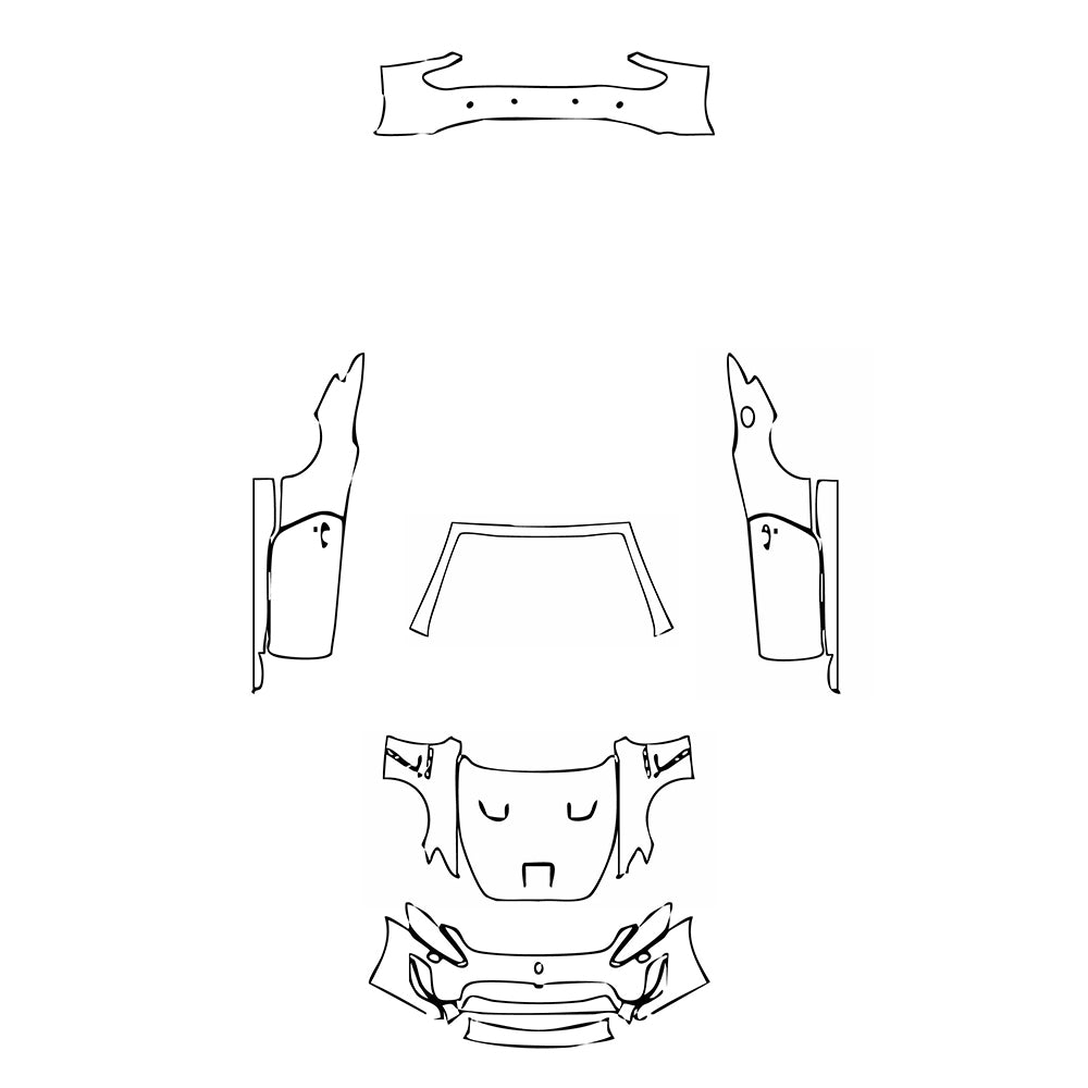 Pre-Cut PPF Maserati GranCabrio MC Centennial 2015 - PPF-Kits
