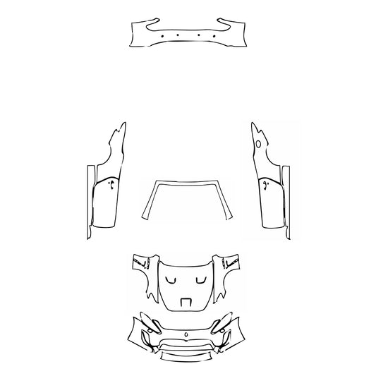 Pre-Cut PPF Maserati GranCabrio MC Centennial 2015 - PPF-Kits
