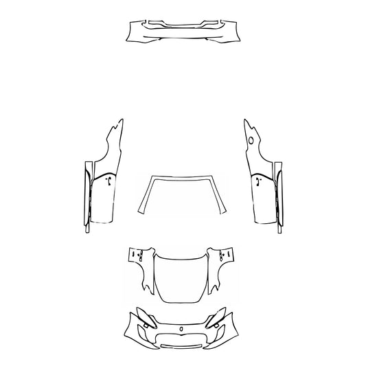 Pre-Cut PPF Maserati GranCabrio Sport 2016 - PPF-Kits