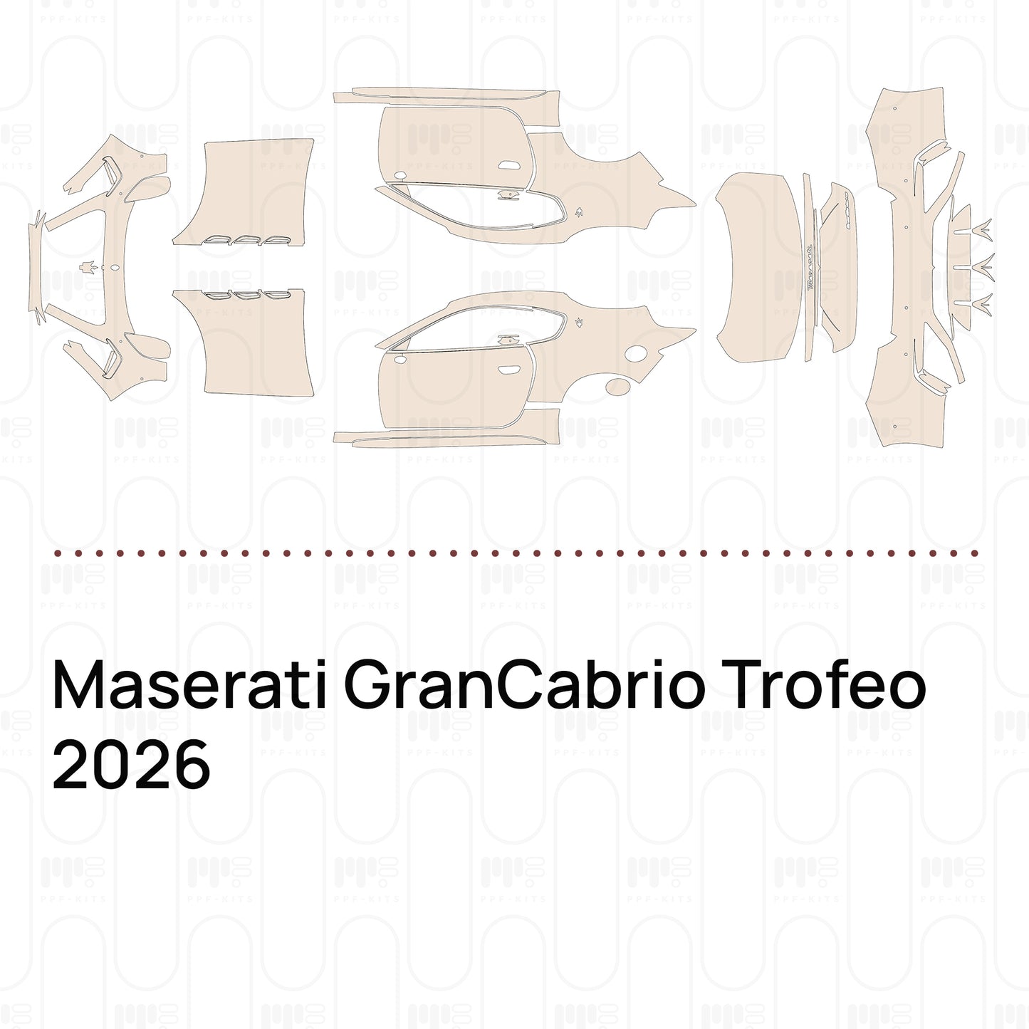 Pre-Cut PPF Maserati GranCabrio Trofeo 2026