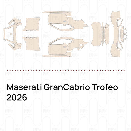 PPF precortado Maserati GranCabrio Trofeo 2026