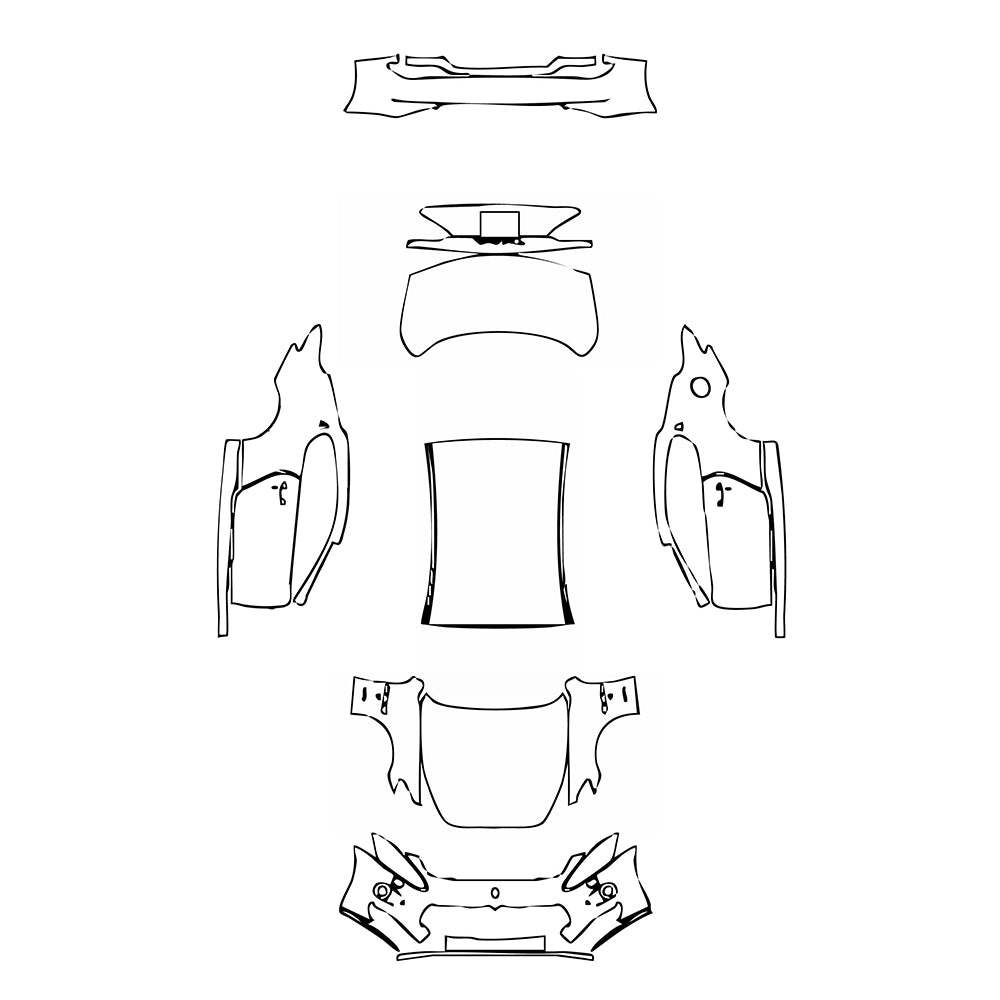 Pre-Cut PPF Maserati GranTurismo Base 2011 - PPF-Kits