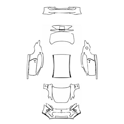 Pre-Cut PPF Maserati GranTurismo Base 2012 - PPF-Kits