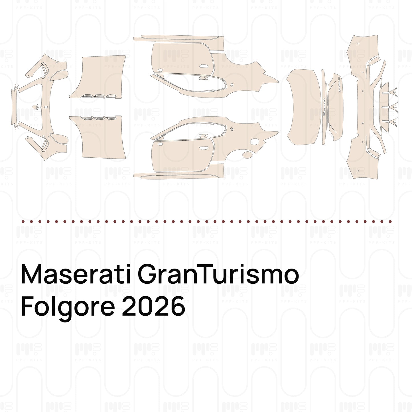 PPF precortado Maserati GranTurismo Folgore 2026