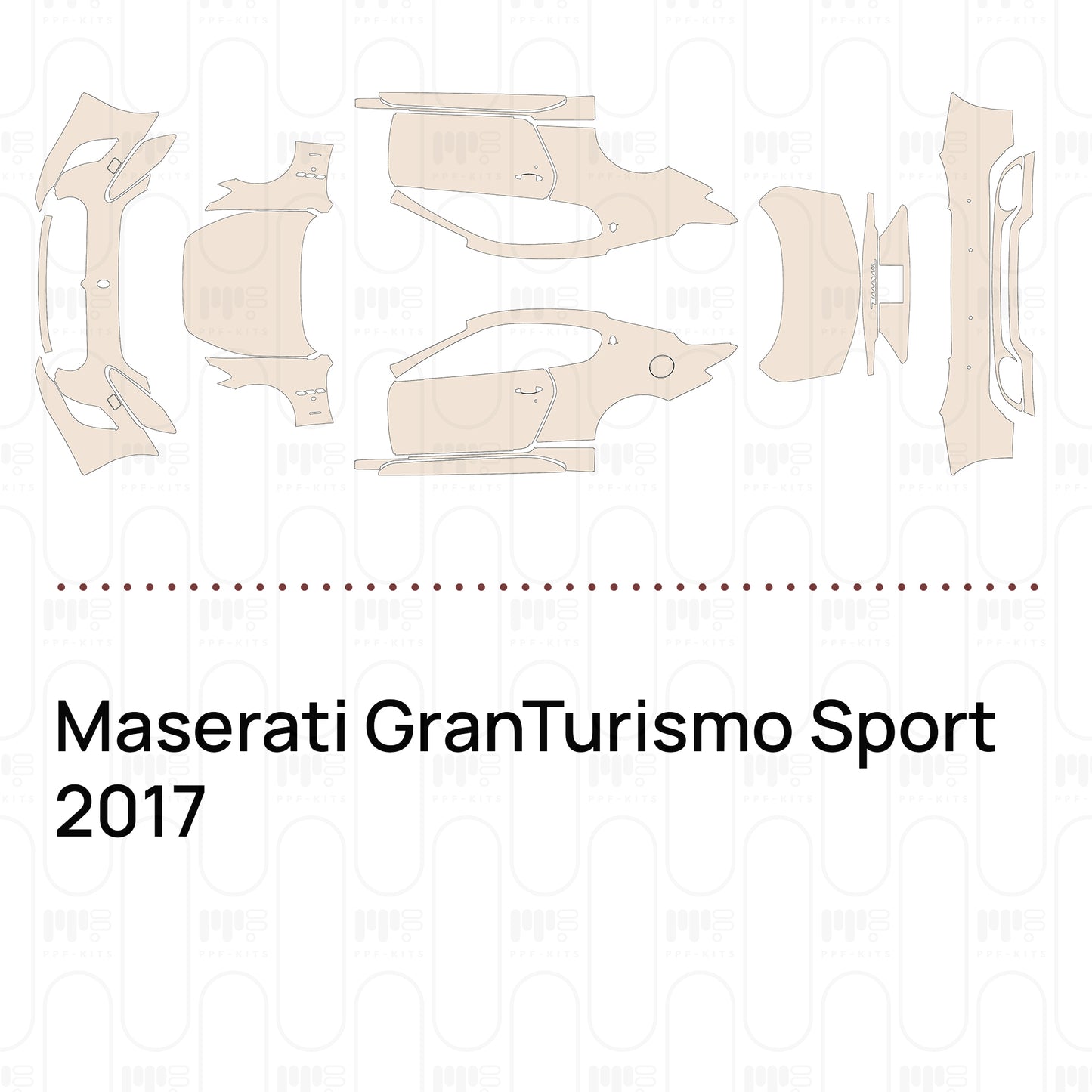 PPF precortado Maserati GranTurismo Sport 2017