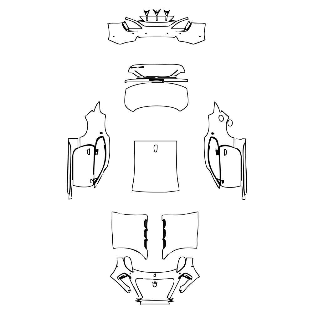 Pre-Cut PPF Maserati GranTurismo Trofeo 2024 - PPF-Kits