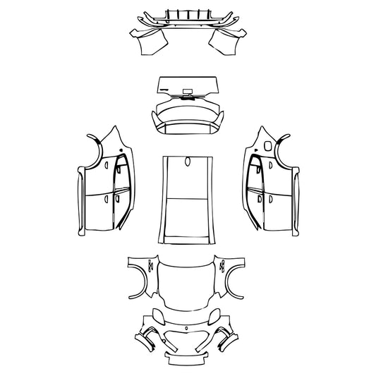 Pre-Cut PPF Maserati Grecale Trofeo 2025 - PPF-Kits