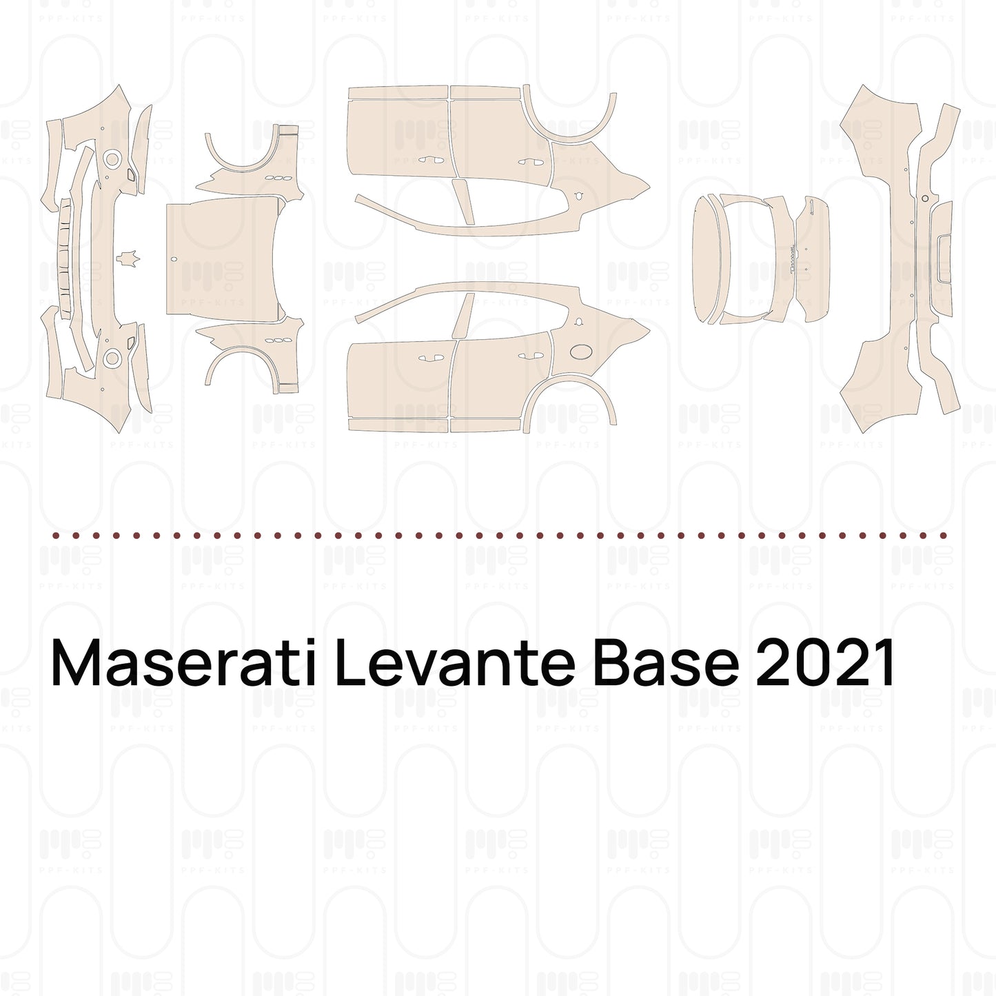 Pre-Cut PPF Maserati Levante Base 2021
