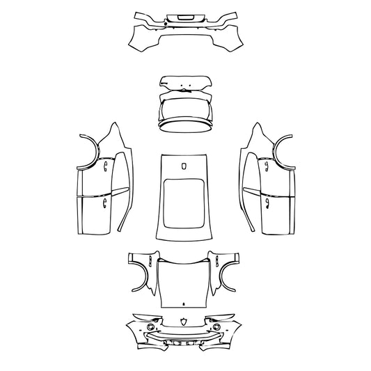 Pre-Cut PPF Maserati Levante GT 2022 - PPF-Kits