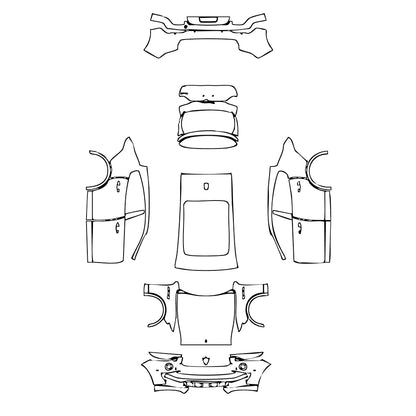 Pre-Cut PPF Maserati Levante GT 2025 - PPF-Kits