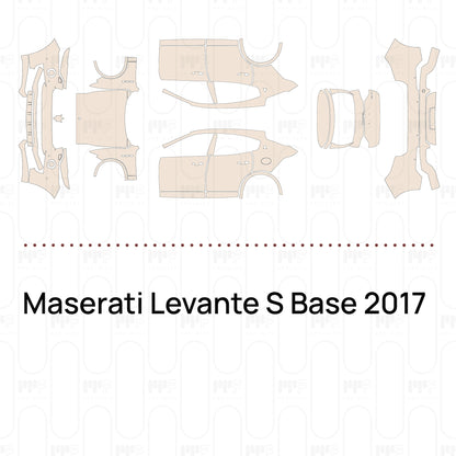 Pre-Cut PPF Maserati Levante S Base 2017