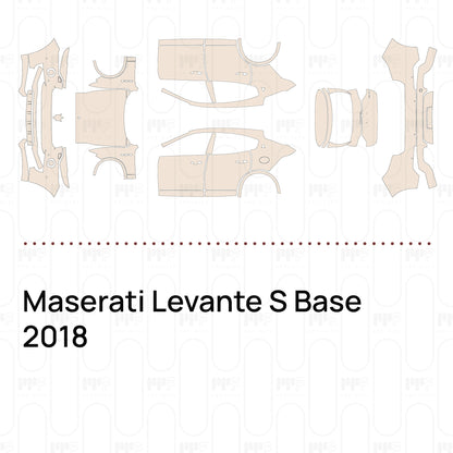 Pre-Cut PPF Maserati Levante S Base 2018