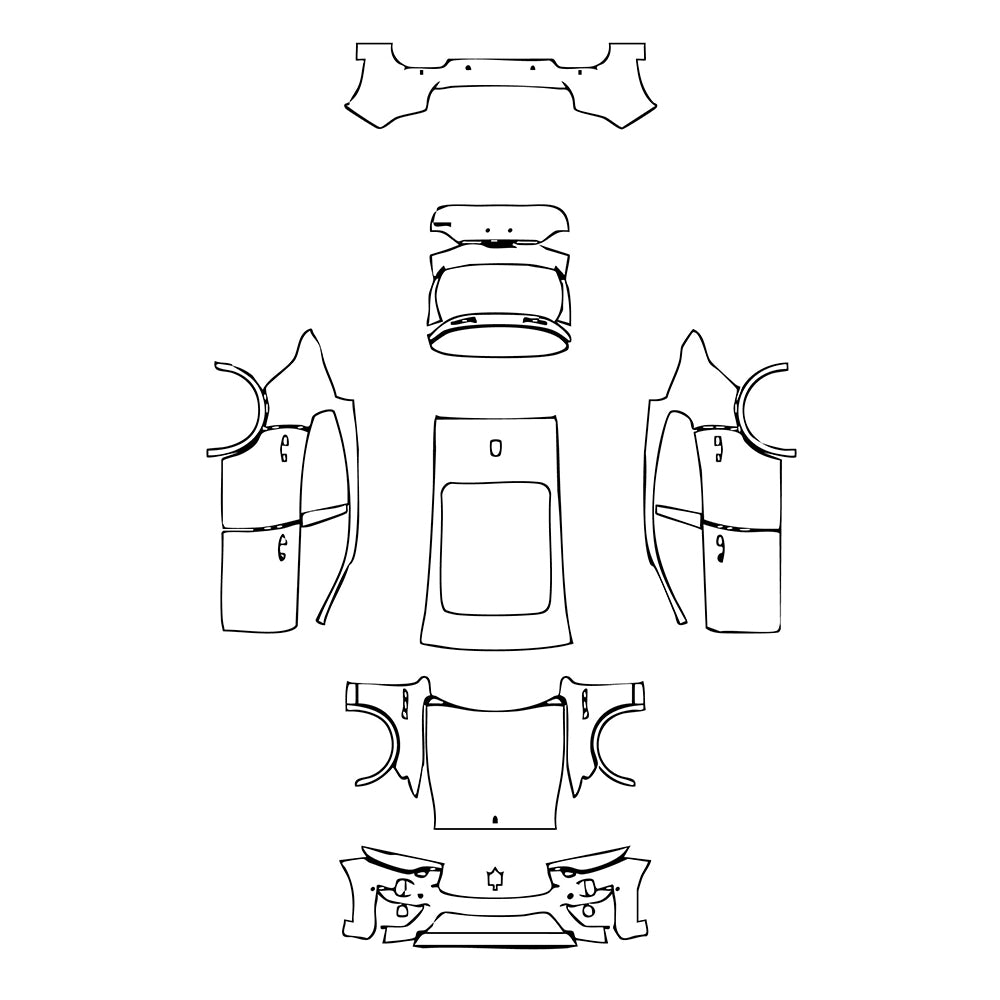 Pre-Cut PPF Maserati Levante Trofeo 2023 - PPF-Kits