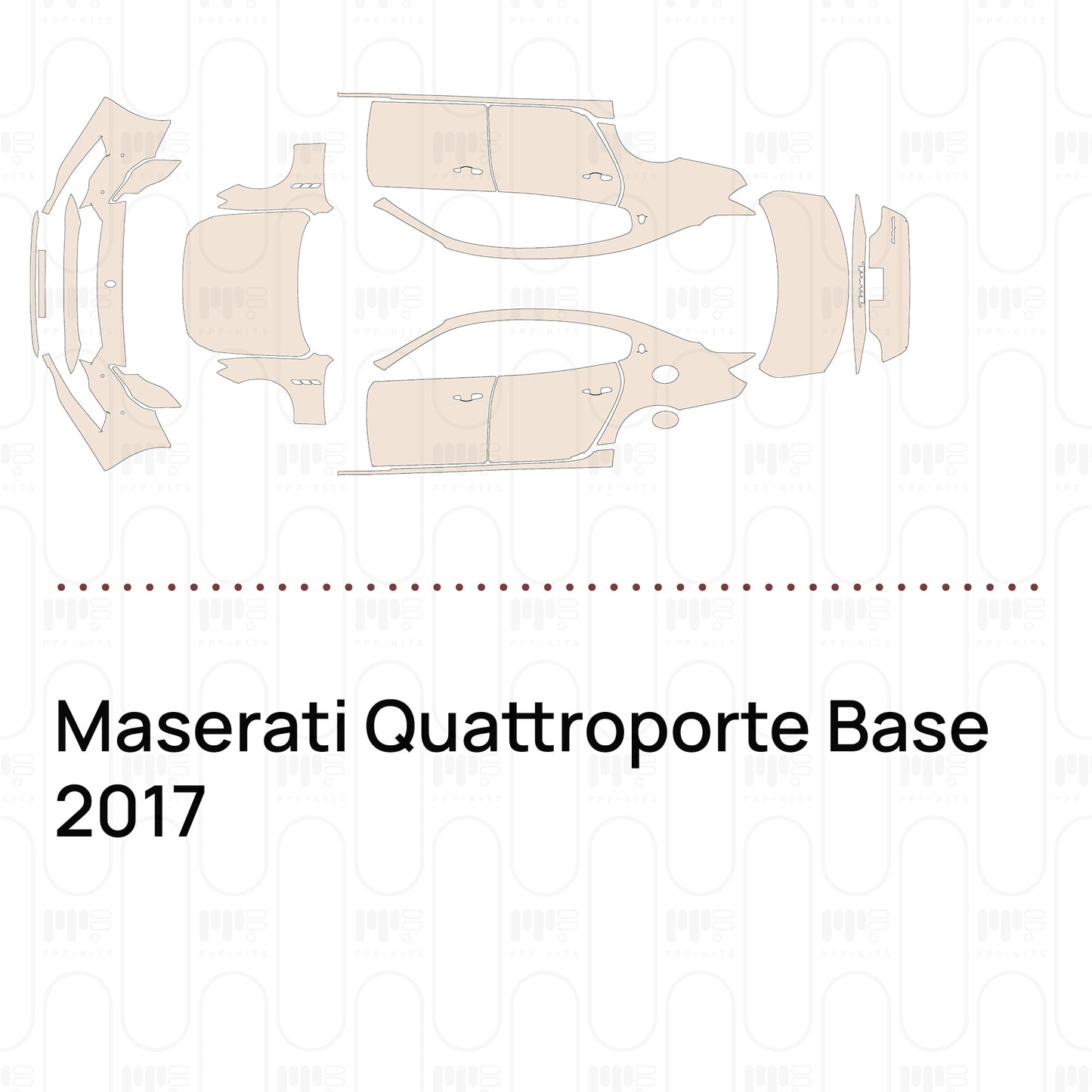 PPF precortado Maserati Quattroporte Base 2017