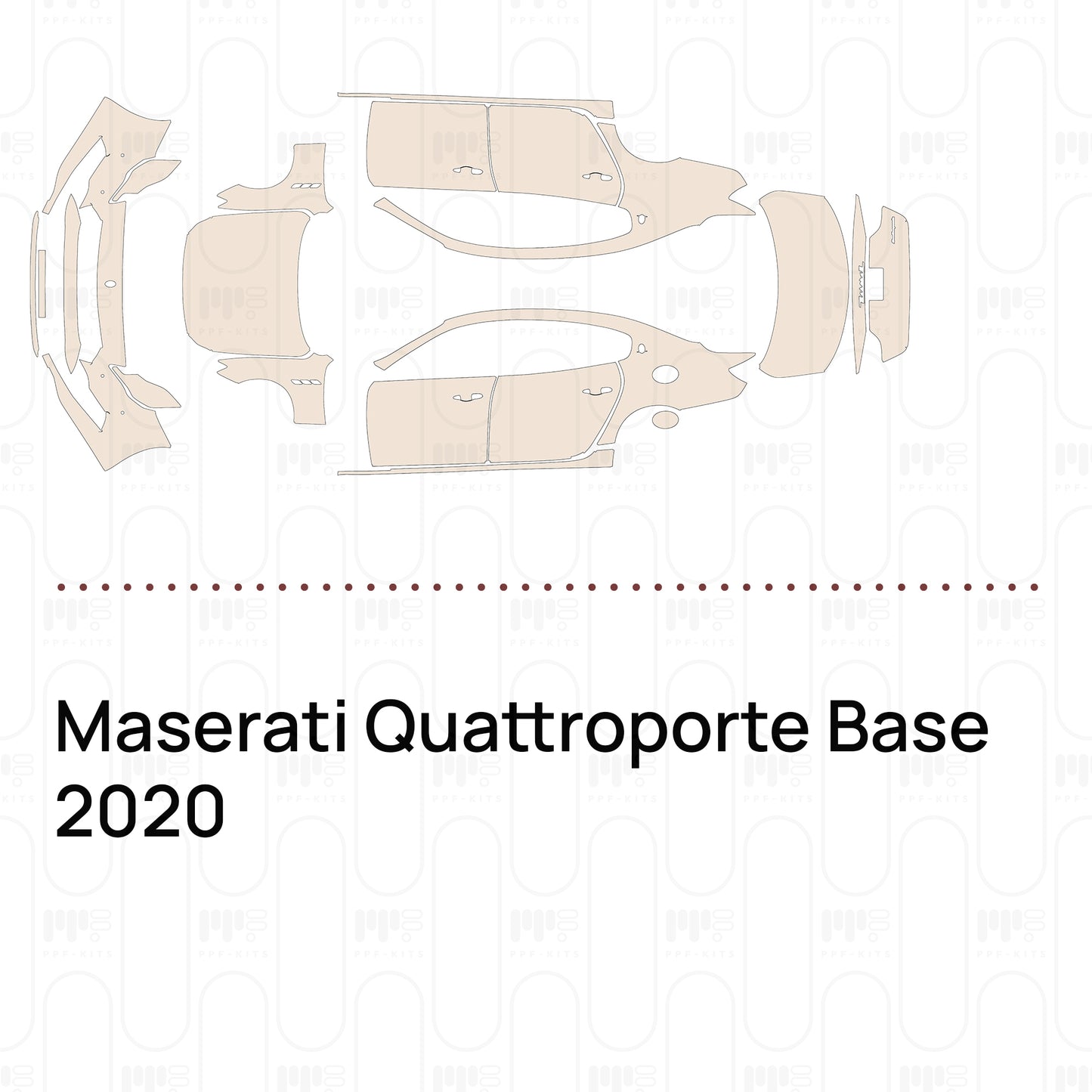 PPF precortado Maserati Quattroporte Base 2020