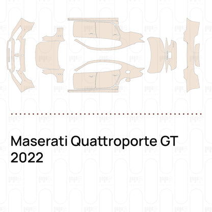 Pre-Cut PPF Maserati Quattroporte GT 2022