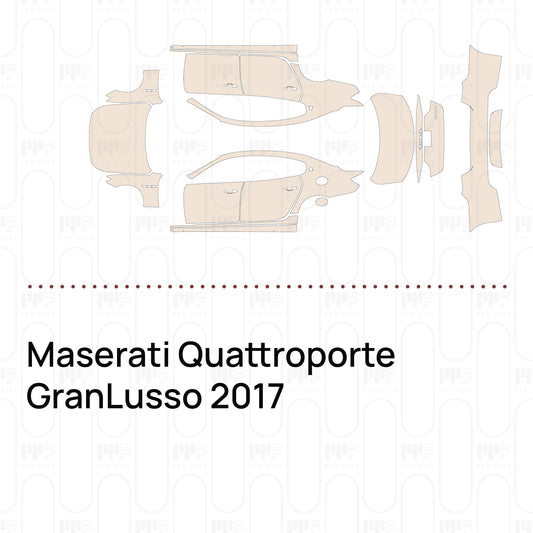 Pre-Cut PPF Maserati Quattroporte GranLusso 2017