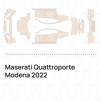 Pre-Cut PPF Maserati Quattroporte Modena 2022