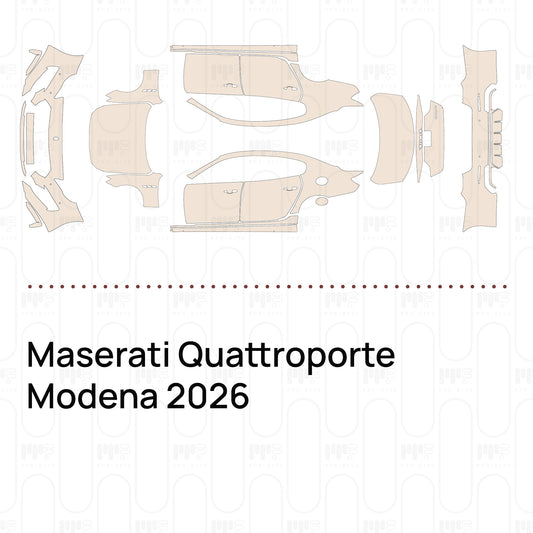 Pre-Cut PPF Maserati Quattroporte Modena 2026
