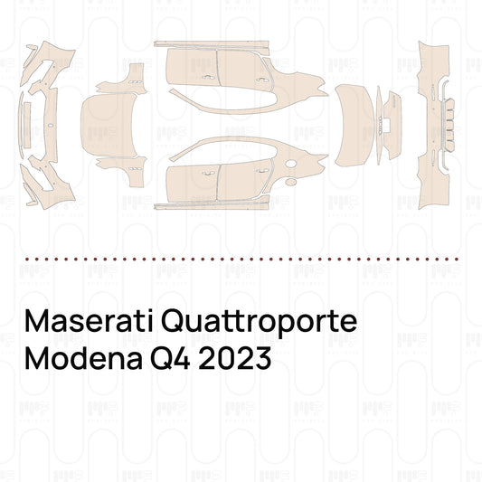 Pre-Cut PPF Maserati Quattroporte Modena Q4 2023