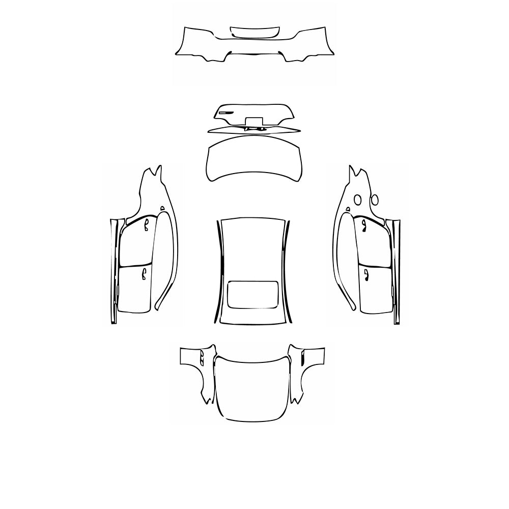 Pre-Cut PPF Maserati Quattroporte Quattroporte S GranLusso 2020 - PPF-Kits