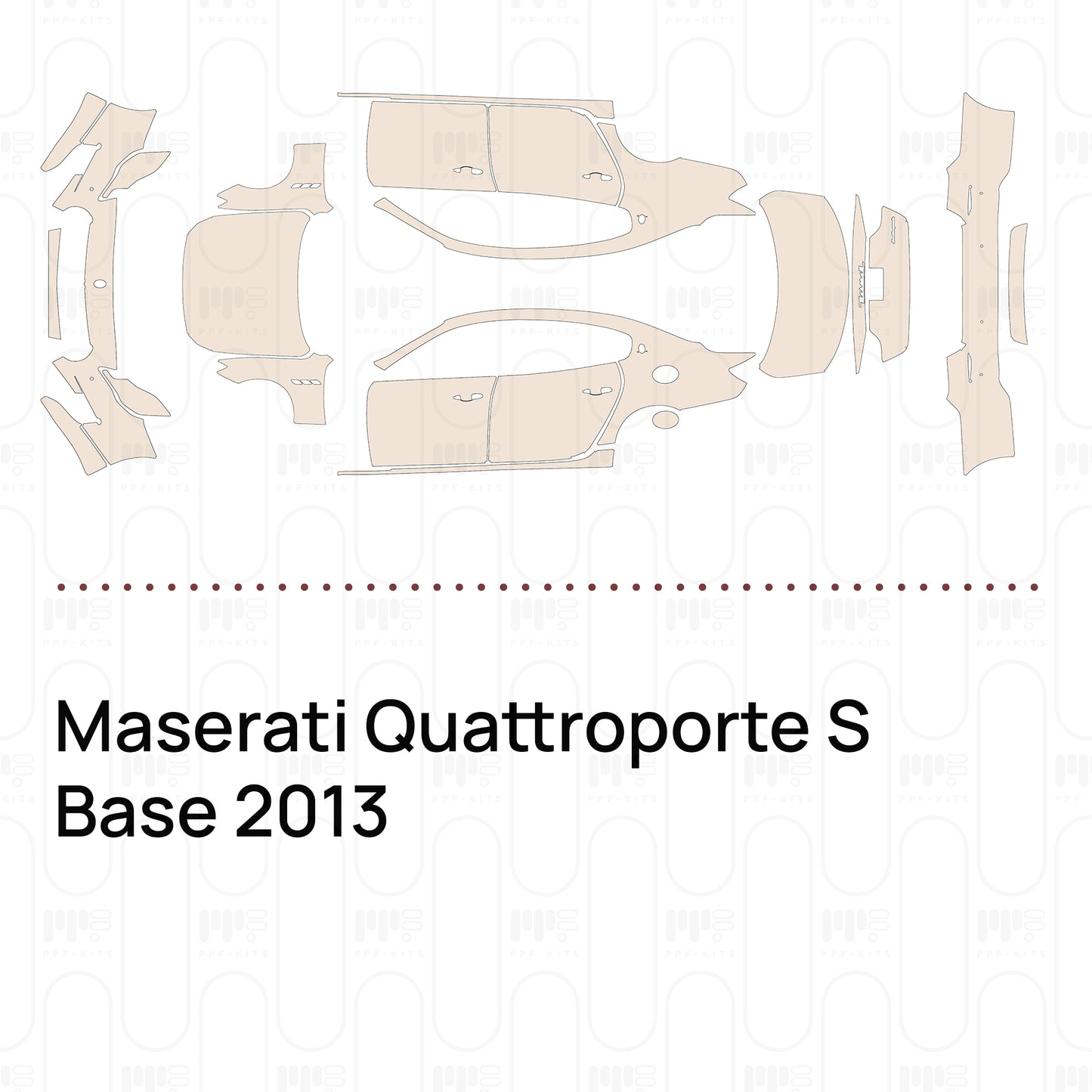 PPF precortado Maserati Quattroporte S Base 2013
