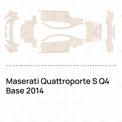 Pre-Cut PPF Maserati Quattroporte S Q4 Base 2014
