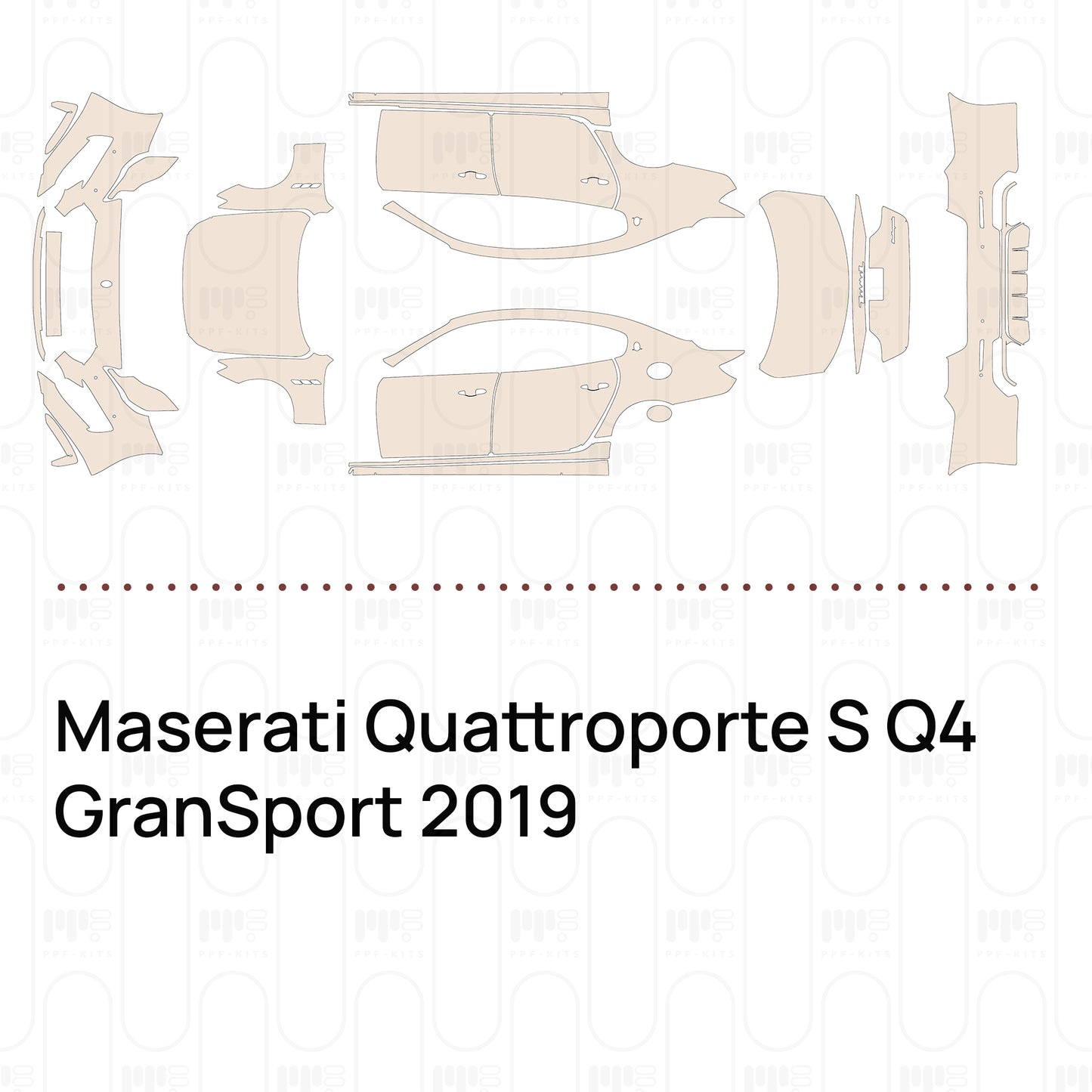 PPF precortado Maserati Quattroporte S Q4 GranSport 2019