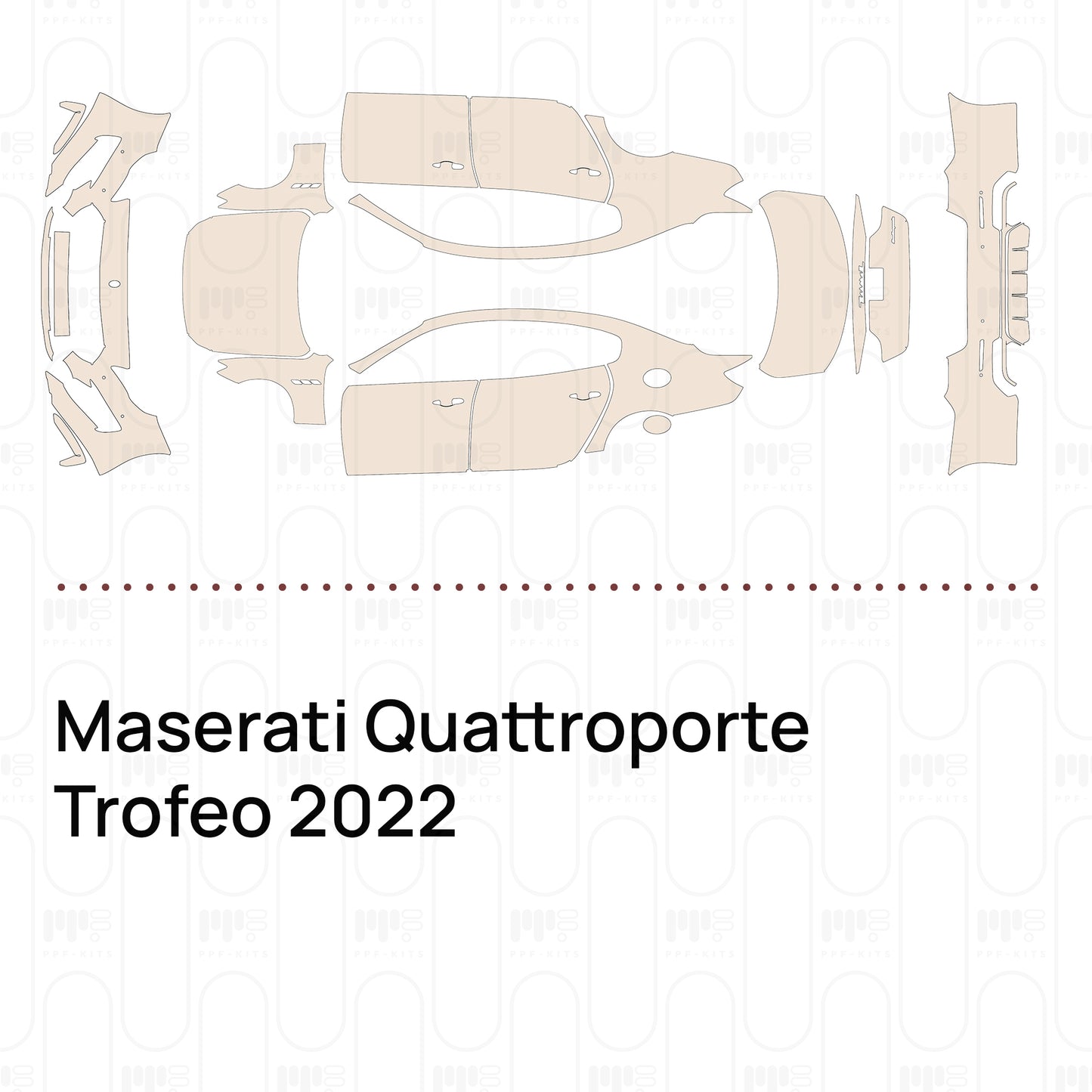 Pre-Cut PPF Maserati Quattroporte Trofeo 2022