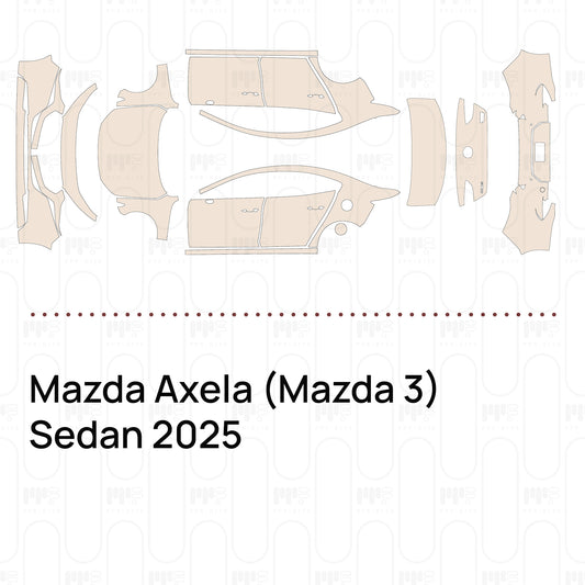 PPF precortado Mazda Axela (Mazda 3) Sedan 2025