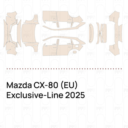 PPF precortado Mazda CX-80 (EU) Exclusive-Line 2025