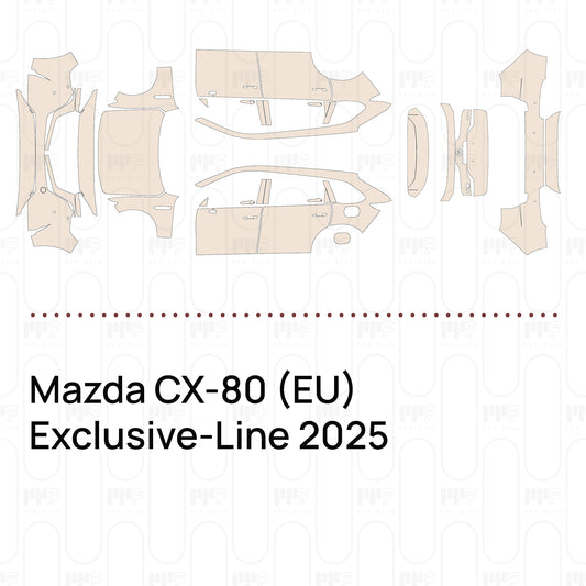 PPF precortado Mazda CX-80 (EU) Exclusive-Line 2025