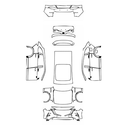Pre-Cut PPF Mazda CX-80 (EU) Homura 2024 - PPF-Kits