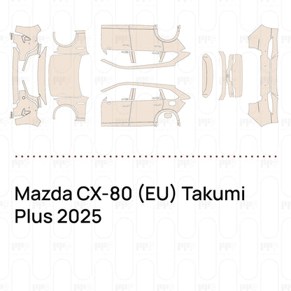 PPF precortado Mazda CX-80 (EU) Takumi Plus 2025