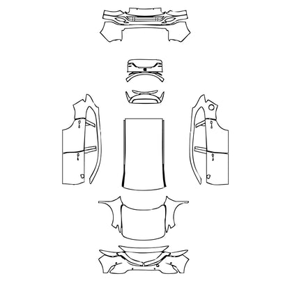 Pre-Cut PPF Mazda CX-9 2018 - PPF-Kits