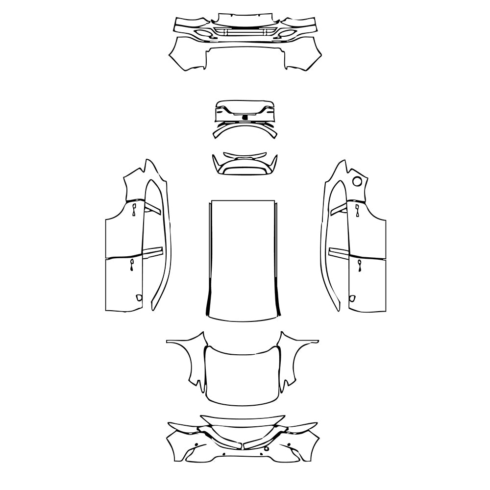Pre-Cut PPF Mazda CX-9 2021 - PPF-Kits