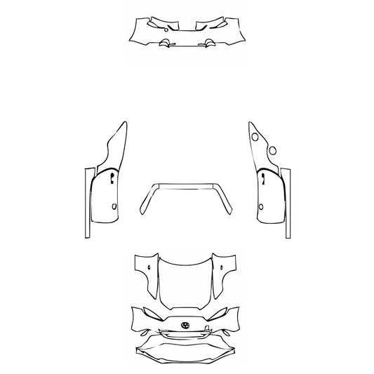 Pre-Cut PPF Mazda MX-5 Miata Club 2016 - PPF-Kits
