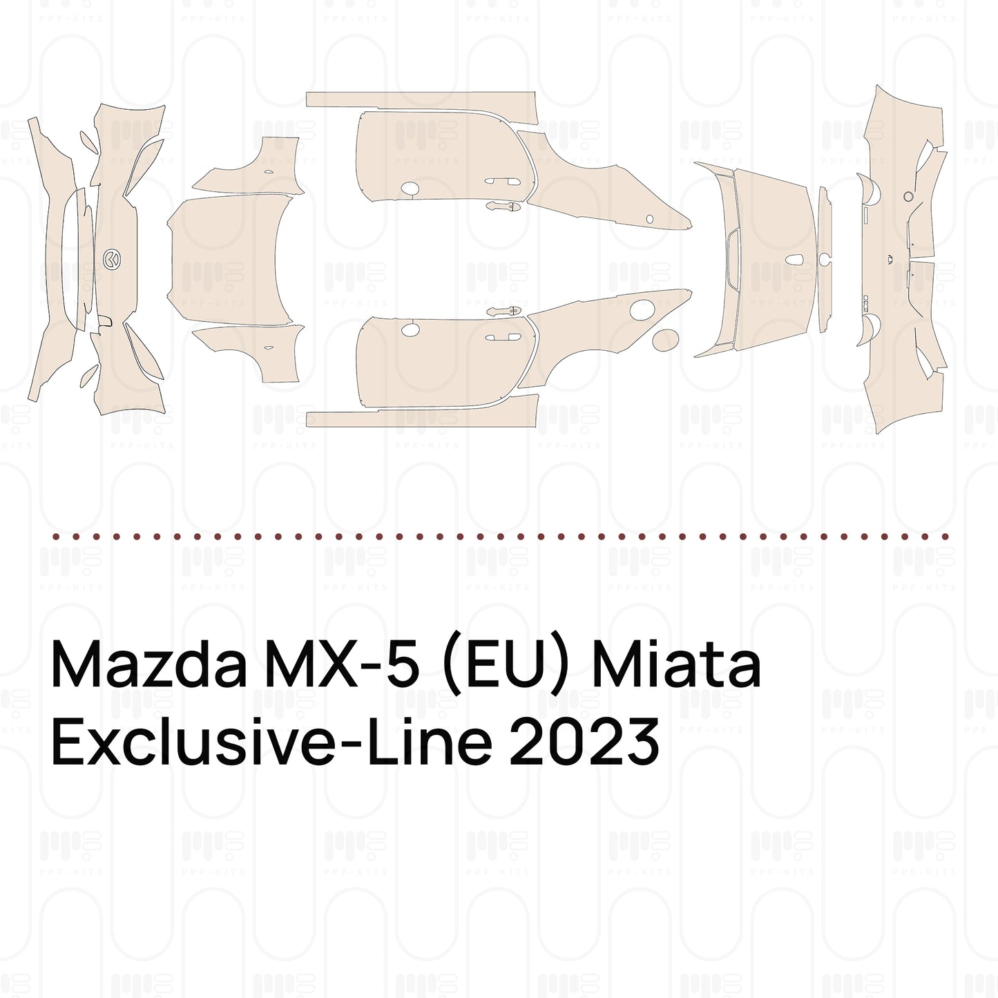 Pre-Cut PPF Mazda MX-5 (EU) Miata Exclusive-Line 2023