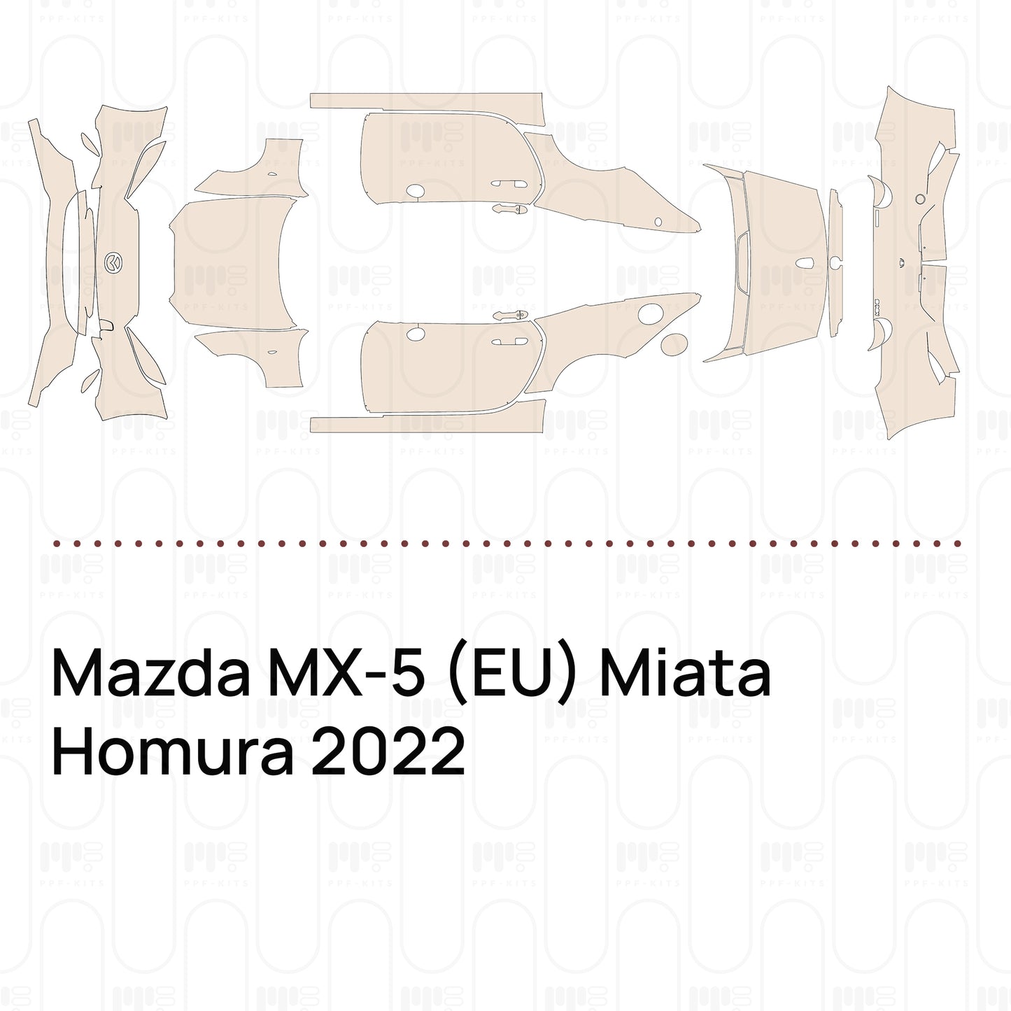 PPF precortado Mazda MX-5 (EU) Miata Homura 2022