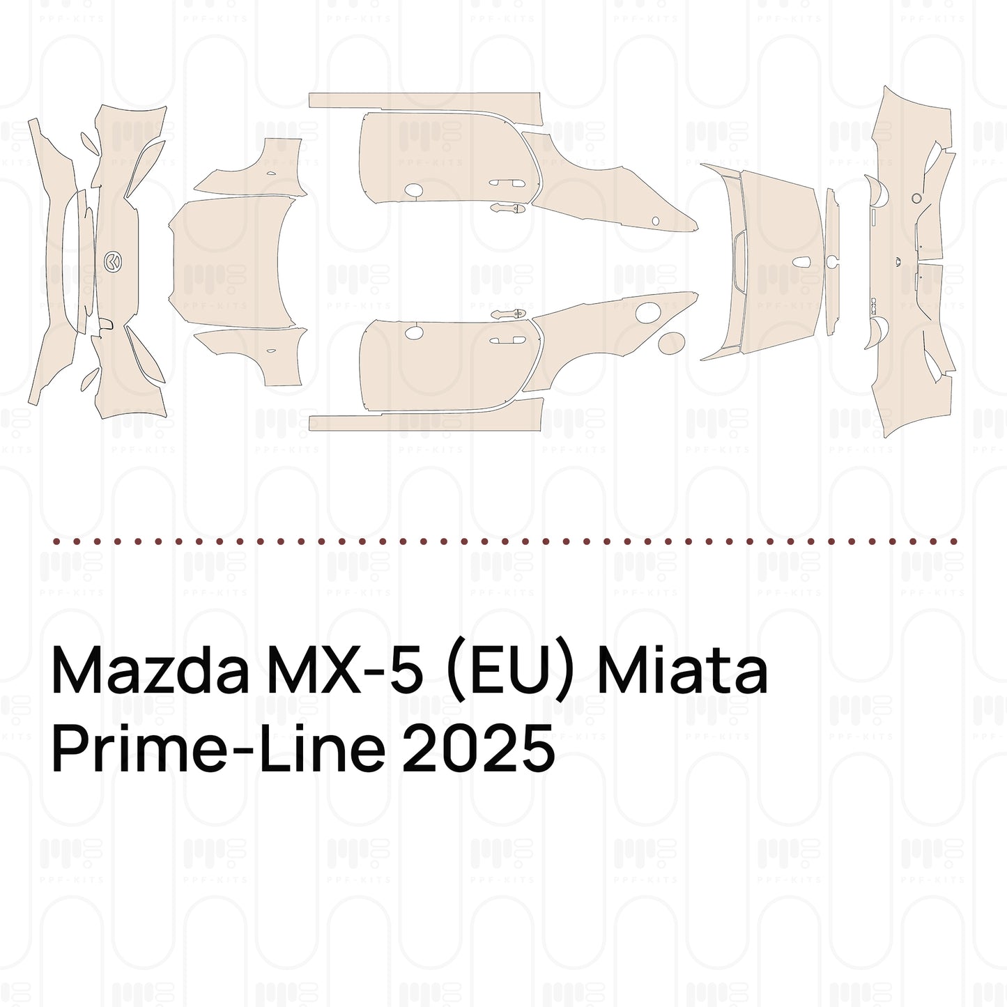 PPF precortado Mazda MX-5 (EU) Miata Prime-Line 2025