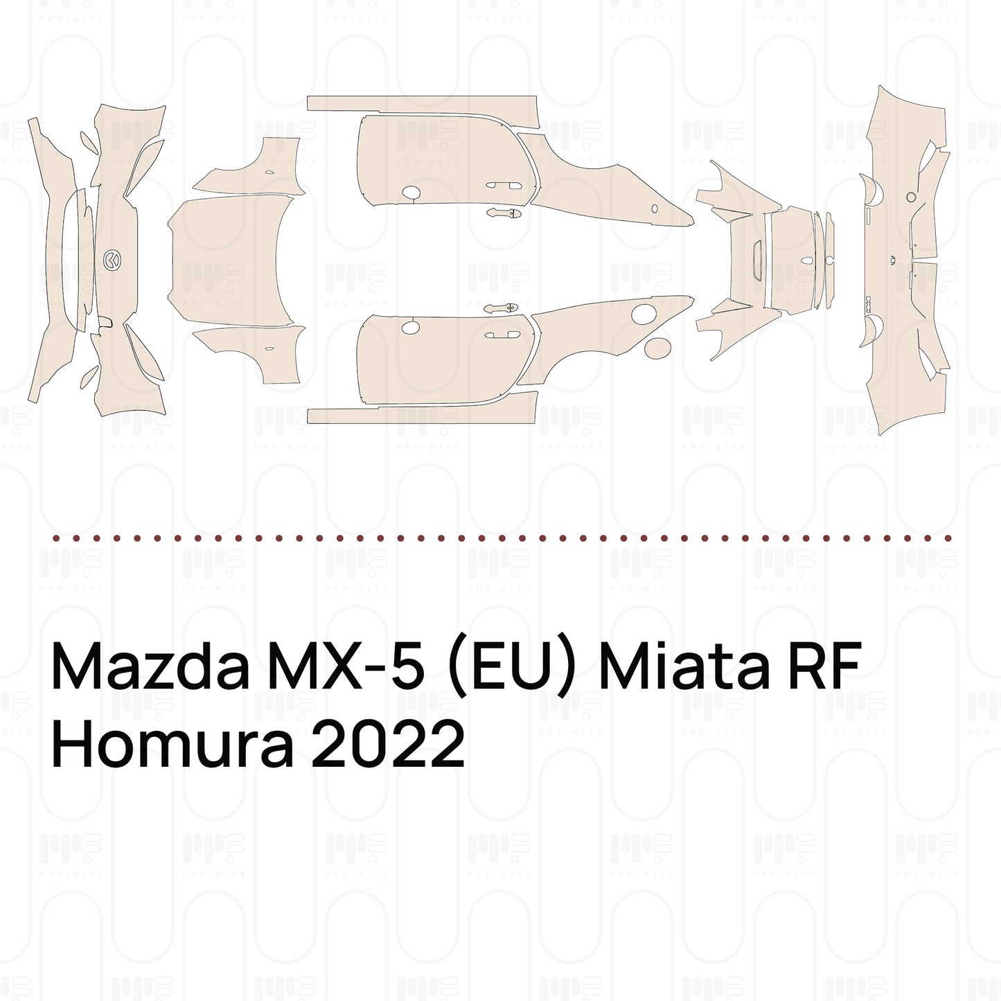 PPF precortado Mazda MX-5 (EU) Miata RF Homura 2022