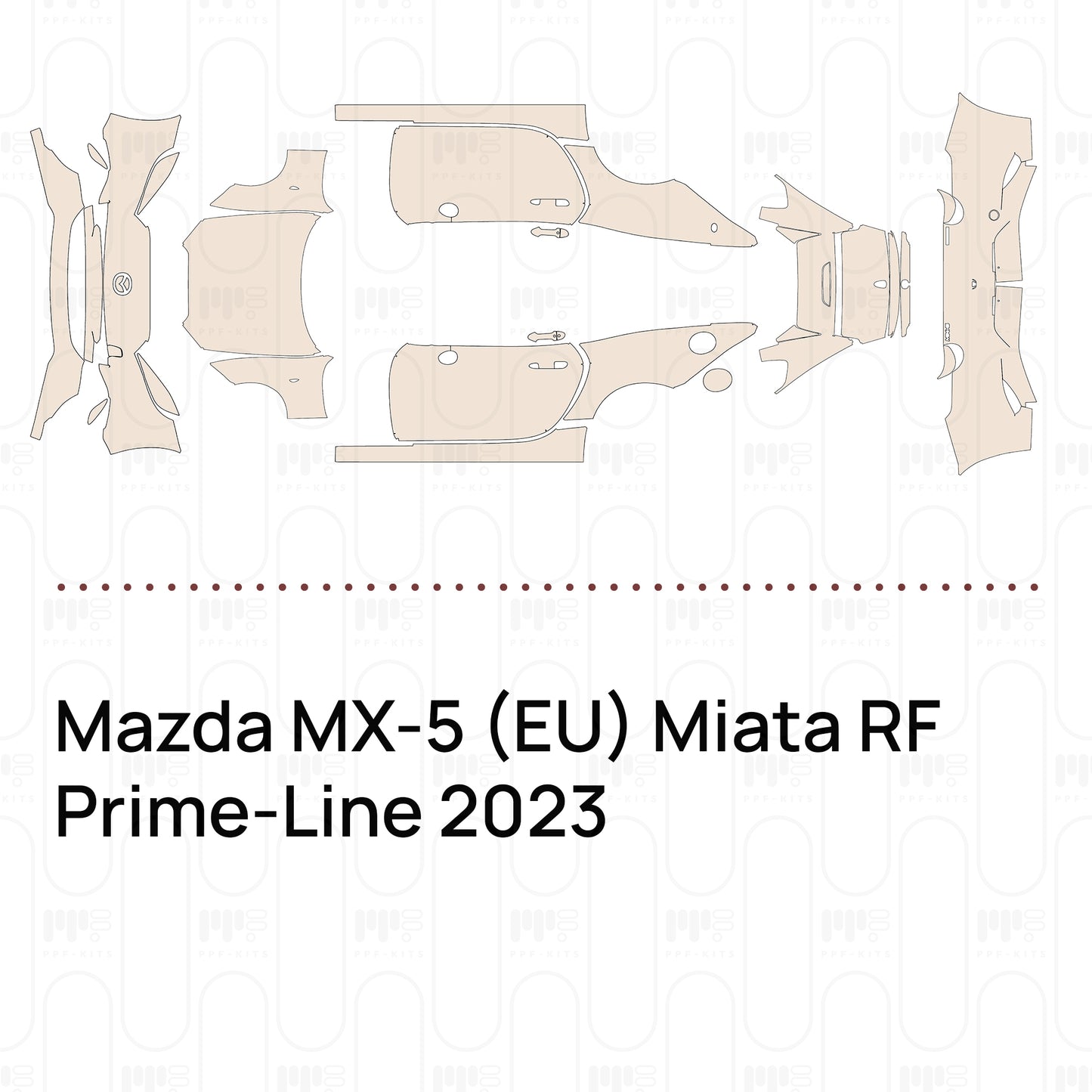 PPF precortado Mazda MX-5 (EU) Miata RF Prime-Line 2023