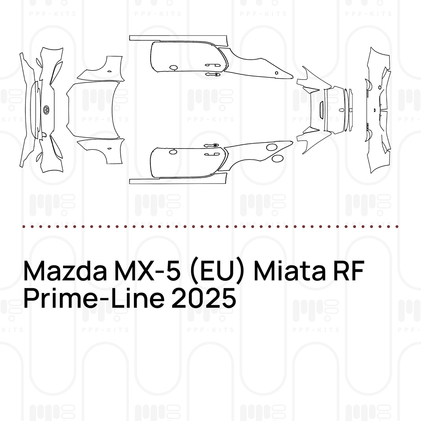 Pre-Cut PPF Mazda MX-5 (EU) Miata RF Prime-Line 2025