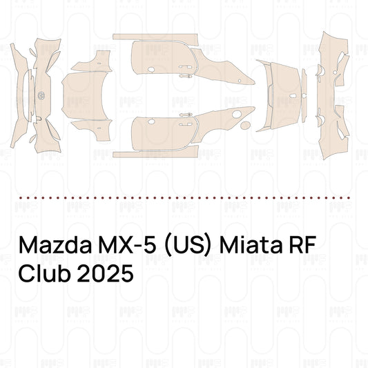 Pre-Cut PPF Mazda MX-5 (US) Miata RF Club 2025